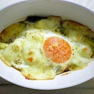 アスパラと卵のオーブン焼き